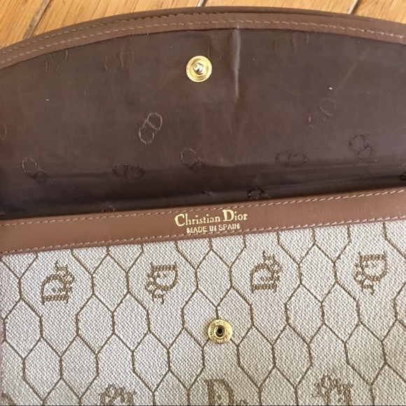 Authentic Christian Dior Vintage Logo Wallet - Picture 1 of 6